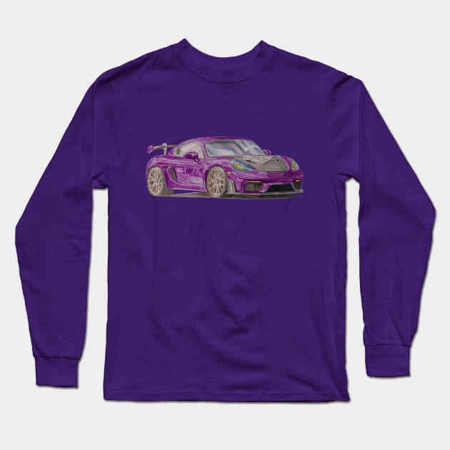 Porsche Long Sleeve T-Shirt by An.D.L.